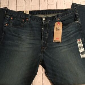 Levi's Men's 501 Original Blue Jeans NWT Button fly